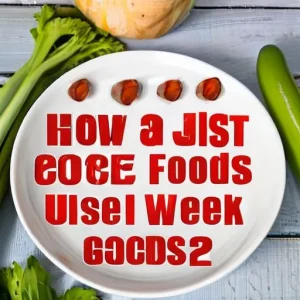 Как составить список полезных продуктов на неделю